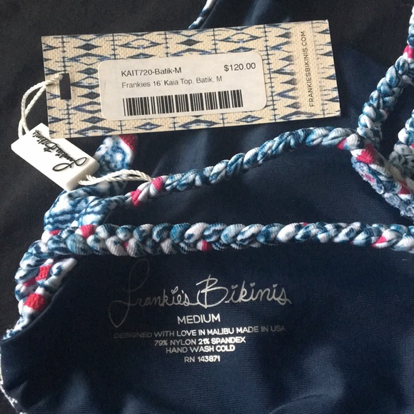 NWT Frankie’s Set in Batik, Denim Blue